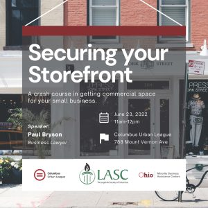 Securing Your Storefront: A Crash Course in Getting Commercial Space for Your Business @ Via Zoom